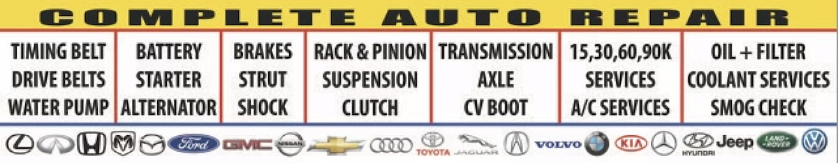 Auto Repair Center Irvine